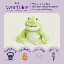 Load image into Gallery viewer, Warmies Microwavable &amp; Weighted Plush - Frog, Large