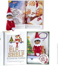 Load image into Gallery viewer, The Elf on the Shelf - Scout Elf Girl Dark Tone &amp; Christmas T-Shirt Party Pack