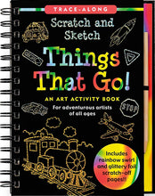 Load image into Gallery viewer, Scratch and Sketch - Things That Go! An Art Activity Book