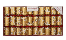 Load image into Gallery viewer, Robin Reed English Holiday Christmas Crackers - Playful Penguins, 10 Count