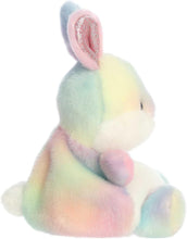 Load image into Gallery viewer, Aurora Palm Pals Opal Rainbow Bunny Plush