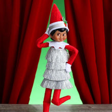 Load image into Gallery viewer, The Elf on the Shelf - Claus Couture: Tiny Tinsel Dress