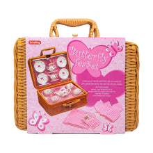 Load image into Gallery viewer, Schylling Butterly Tea Set Basket