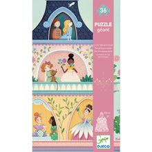 Load image into Gallery viewer, Djeco - Princess Tower Giant Floor Puzzle, 36-Pieces