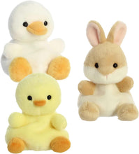 Load image into Gallery viewer, Aurora Palm Pals Plush, Set of 3: Gavin Goose, Betsy Chick &amp; Ella Bunny