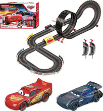 Load image into Gallery viewer, Carrera GO!!! 62477 Disney Pixar Cars Neon Nights Electric Slot Car Racing Kids Toy Race Track Set