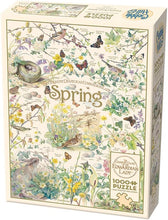 Load image into Gallery viewer, Cobble Hill 1,000 Piece Jigsaw Puzzle - Country Diary: Spring (Poster Included)