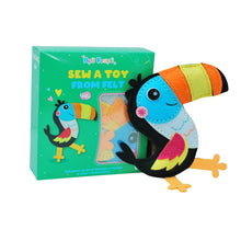 Load image into Gallery viewer, Apli Krapli - Felt Sewing Kit for Beginners: TOUCAN