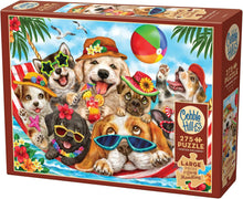 Load image into Gallery viewer, Cobble Hill 275 Piece Jigsaw Puzzle - Hammock Party (Poster Included), Extra-Large Pieces