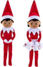 Load image into Gallery viewer, The Elf on the Shelf - Plushee Pals Bundle: New Boy &amp; Girl, Dark - 17"