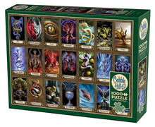 Load image into Gallery viewer, Cobble Hill 1,000 Piece Jigsaw Puzzle - Dragon Oracle (Poster Included)