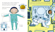 Load image into Gallery viewer, Usborne Peek Inside Touch-and-Feel Board Book: SPACE