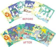 Load image into Gallery viewer, Floss &amp; Rock Magic Water Color-In Pad Easel and Pen - Jungle Magic