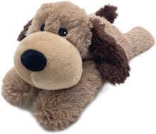 Load image into Gallery viewer, Warmies Microwavable &amp; Weighted Plush - Brown Dog, Small