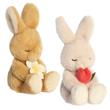 Load image into Gallery viewer, Aurora Plush - Flower Blossom Bunny Bundle: Toffee and Buttercup, 10"