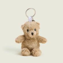 Load image into Gallery viewer, Warmies - Keyring/ Plush Bag Charm: Brown Curly Bear