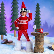 Load image into Gallery viewer, The Elf on the Shelf - 2026 Bundle: ElfieGram Ski Set, Dashing Dino, Santa Party Dress, Jolly Jersey Football, Candy Cane PJs &amp; Elf Mates Shirts