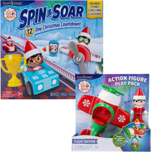 Load image into Gallery viewer, The Elf on the Shelf - Spin &amp; Soar 12 Days to Christmas &amp; Flight Edition Action Figure Pack