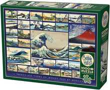 Load image into Gallery viewer, Cobble Hill 1000 Piece Jigsaw Puzzle - Hokusai (Poster Included)
