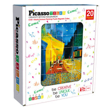 Load image into Gallery viewer, Product PicassoTiles - Magnetic Cube Puzzle: Famous Paintings with Photo Frame