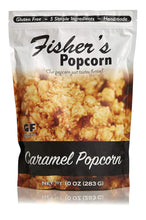 Load image into Gallery viewer, Fisher's Popcorn | Caramel Flavor | 10oz Bag | 4-Pack