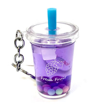 Load image into Gallery viewer, Fruit Boba Drink Keychain