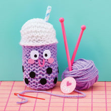 Load image into Gallery viewer, Bright Stripes - Snack Knit Kit Bundle: Juicy Cutie and Boba Buddy
