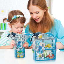 Load image into Gallery viewer, PicassoTiles - Magnetic Tile Construction Blocks: AQUARIUM