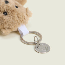Load image into Gallery viewer, Warmies - Keyring/ Plush Bag Charm: Brown Curly Bear