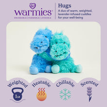 Load image into Gallery viewer, Warmies Microwavable &amp; Weighted Plush - Dinosaur Hugs, Large