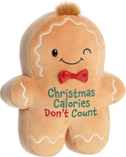 Load image into Gallery viewer, Aurora Palm Pals JUST SAYIN' Christmas Party Bundle: 13" Feelin' Bubbly, 11" Merry Little Latte, and 11" Christmas Calories with Exclusive Myriads Drawstring Bag