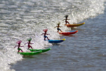 Load image into Gallery viewer, Surfer Dudes Classics Wave Powered Mini-Surfer and Surfboard Toy - Bali Bobbi