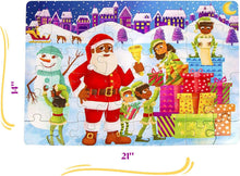 Load image into Gallery viewer, Upbounders Kids Christmas Floor Puzzle - Santa's Helper, 48 pieces