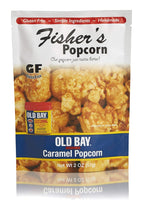 Load image into Gallery viewer, Fisher's Popcorn | Old Bay Seasoned Caramel Flavor | 10oz Bag | 4-Pack