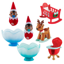 Load image into Gallery viewer, The Elf on the Shelf - Frost Pips: Boy &amp; Girl and Nursery Essentials Play Set (Dark-Tone)