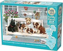 Load image into Gallery viewer, Cobble Hill 350 Piece Jigsaw Puzzle - Porch Pals (Poster Included), Family Pieces