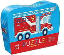 Load image into Gallery viewer, Crocodile Creek - Mini Puzzle Fire Truck, 12-Pieces