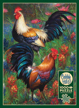 Load image into Gallery viewer, Cobble Hill 1000 Piece Family Jigsaw Puzzle - Roosters (Poster Included)
