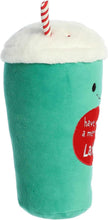 Load image into Gallery viewer, Aurora Palm Pals JUST SAYIN' Christmas Party Bundle: 13" Feelin' Bubbly, 11" Merry Little Latte, and 11" Christmas Calories with Exclusive Myriads Drawstring Bag