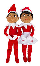 Load image into Gallery viewer, The Elf on The Shelf: Christmas Plushee Pals Pair: Boy and Girl, Dark-Tone