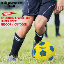 Load image into Gallery viewer, Thin Air Brands Kids Foam Soccer Ball - Super Soft for Junior Soccer - Yellow
