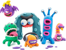 Load image into Gallery viewer, Hey Clay Fantastical Creatures Bundle: Dinos, Aliens, and Monsters with Drawstring Bag