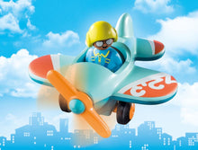 Load image into Gallery viewer, PLAYMOBIL 1.2.3 Airplane