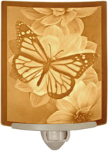 Load image into Gallery viewer, Butterfly Curved Porcelain Lithophane Night Light