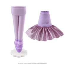 Load image into Gallery viewer, The Elf on the Shelf Magical Standing Power Set of Accessories for Scout Elf: Tiny Tidings Ballerina Tutu and Hipster, with Joy Bag