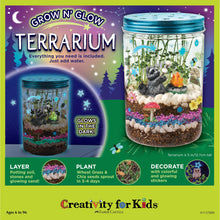 Load image into Gallery viewer, Creativity for Kids Grow 'N Glow Terrarium Kit for Kids - Science Activities for Kids (Packaging May Vary)