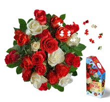 Load image into Gallery viewer, Madd Capp I AM ROSE Floral-Shaped Jigsaw Puzzle, 350 Pieces