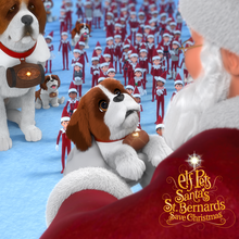 Load image into Gallery viewer, Elf on the Shelf Fox Cub &amp; St. Bernard Dual DVD/BLU-RAY