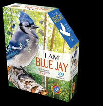 Load image into Gallery viewer, Madd Capp I AM BLUE JAY Animal-Shaped Jigsaw Puzzle, 300 Pieces