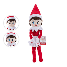 Load image into Gallery viewer, The Elf on The Shelf Plushee Pals Snuggler Girl - Light Tone - Small Plush Toy 12"